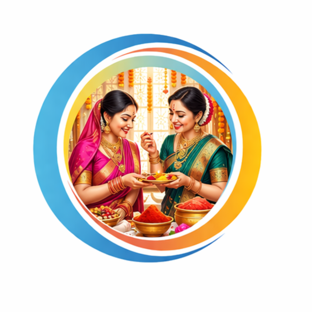 English Haldi Kumkum Invitation Card