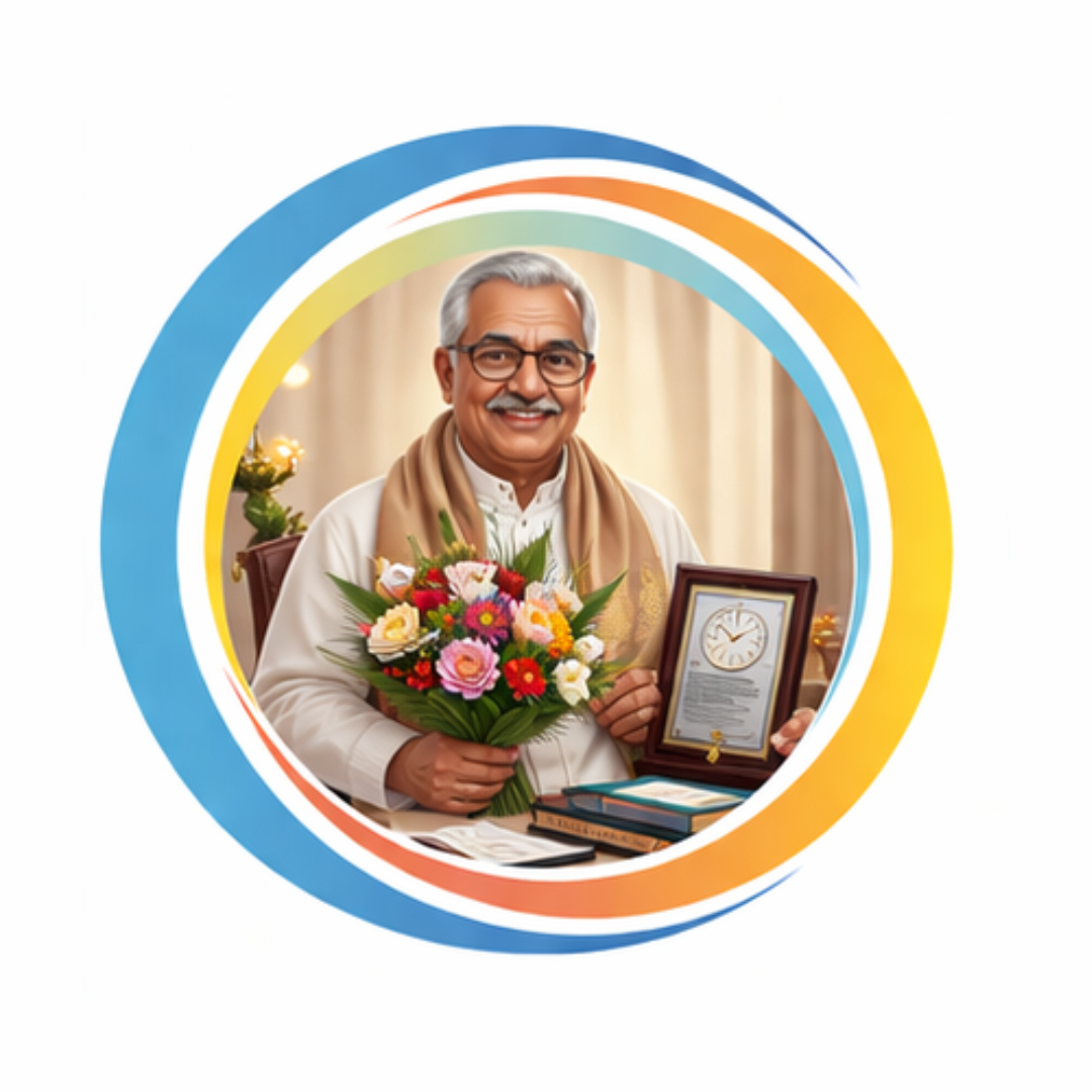 English Retirement Ceremony Invitation Card
